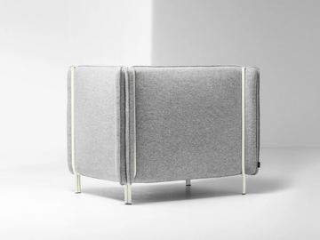 PINCH - Armchair high-back by La Cividina - view 3